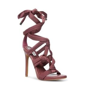 Steve Madden Burgundy Strappy Heels